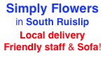 Simply Flowers in South Ruislip. Shop online on our website or visit our shop to discuss your ideal floral requirement